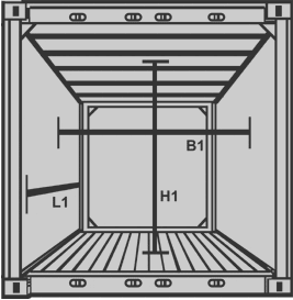 shipping Container inside size dimensions-267x273